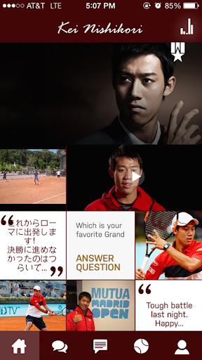 Kei Nishikori Official APP