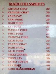 Maruthi Sweet Corner menu 3