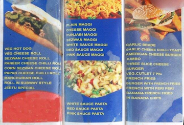 Jeetu Sandwich menu 