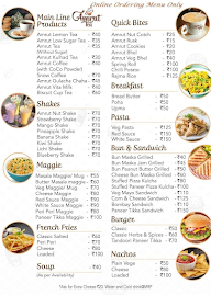 Tea Shop : Prop. Ram Chandra menu 2