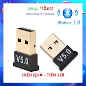 Bộ Thiết Bị Usb Bluetooth 5.0 Dongle Csr, Thu Phát Bluetooth Tốc Độ Cao Cho Pc Và Laptop