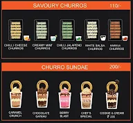 The Bombay Churros menu 2