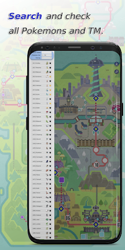 Galar Guide - Pokemons and Map services