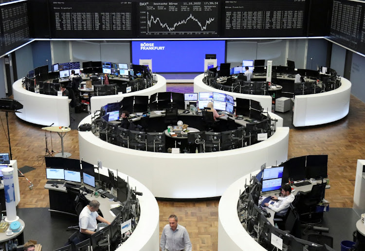 The German share price index DAX graph is pictured at the stock exchange in Frankfurt, Germany, on October 11 2022. Picture: REUTERS