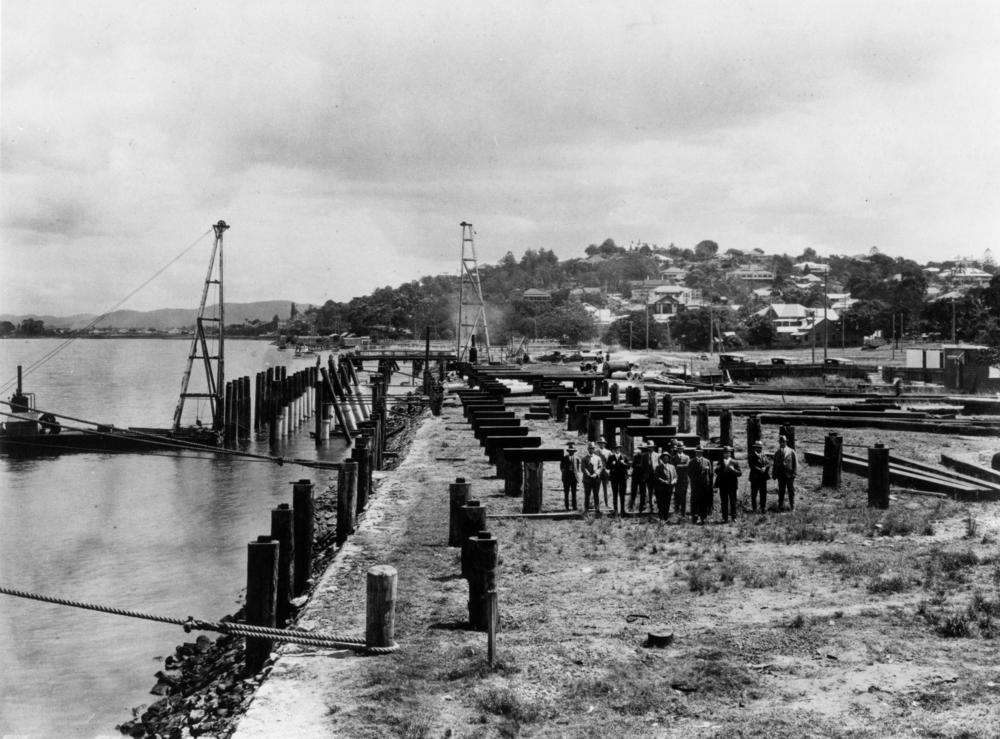 Brett's Wharf construction