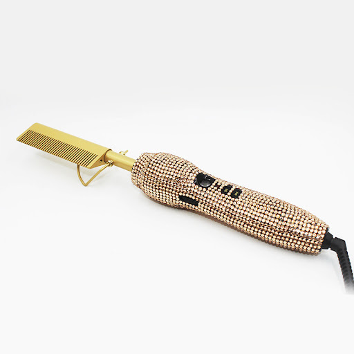 Title 13, Hairdressing Comb Straight Curl Set with Glass ...