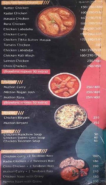 The Yellow Rasoi menu 