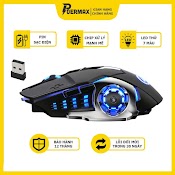 Chuột Không Dây Gaming Sạc Pin A4 Led Rgb Click Không Gây Tiếng Ồn