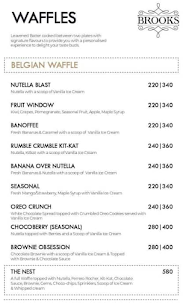 Brooks Desserts & Coffee menu 7