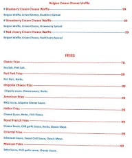 Yo Waffles N Fries menu 2