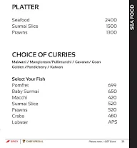 Raaga Imperio menu 1