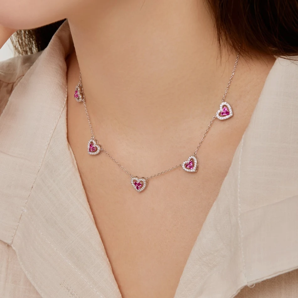 S925 Sterling Zilveren Ketting Dames Halsketting Sleutelbeenketting Een elegant accessoire dat je schoonheid en dagelijkse stijl accentueert. Perfect voor elke gelegenheid.