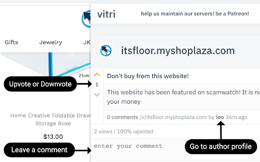 Vitri - The Reddit for websites