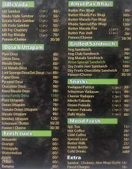 Anna Dosa menu 1