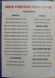 China Town Fast Food Centre menu 3