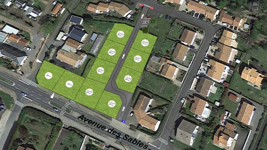 Vente terrain  331 m² à Talmont-Saint-Hilaire (85440), 116 000 €