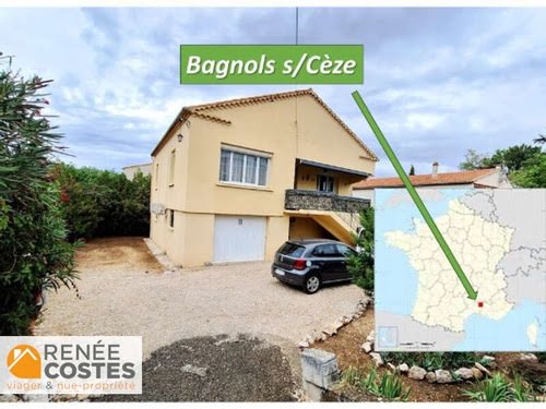 Vente viager 4 pièces 90 m² à Bagnols-sur-ceze (30200), 36 160 €