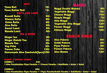 Ghar Ka Khana menu 