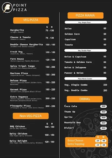 Pizza Point menu 