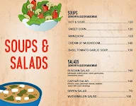 Mudpipe Cafe menu 1