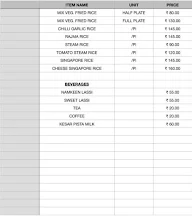 New Bengal Sweets menu 7