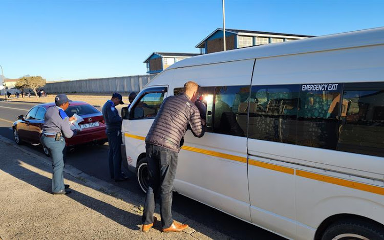 Traffic officers impounded at least 19 vehicles during a scholar transport operation in Mitchells Plain.