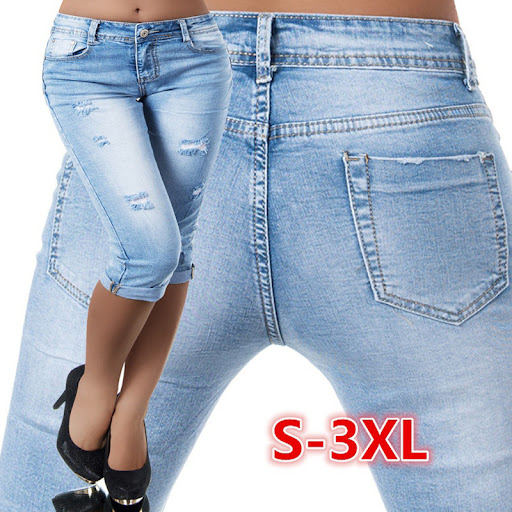 Title 6, Womens Jeans Shorts New Style High Waist Stret...
