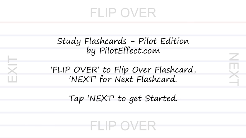 Study Flashcards Pilot Edition Screen 1