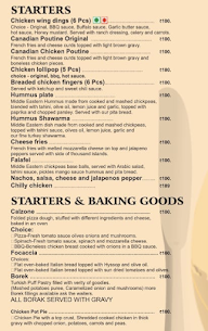 Pita Pocket Factory menu 1