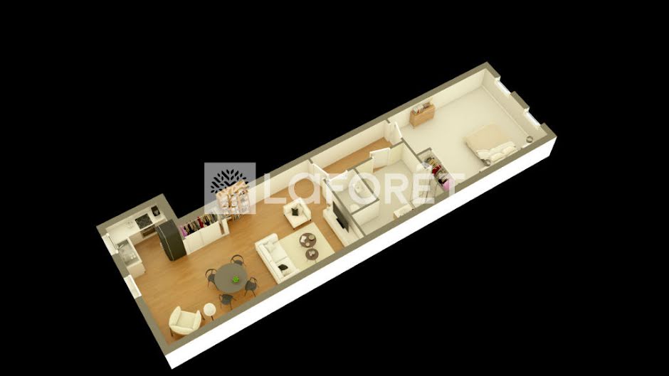 Vente appartement 2 pièces 65 m² à Albertville (73200), 96 780 €