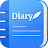 Diary & Journal with lock icon