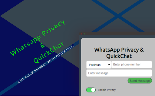 Whatsapp Privacy and QuickChat