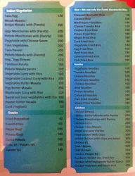 Moon Rakers Restaurant menu 1