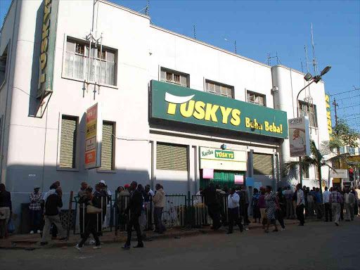 A file photo of Tuskys Beba Beba branch. /KARUGA WA NJUGUNA
