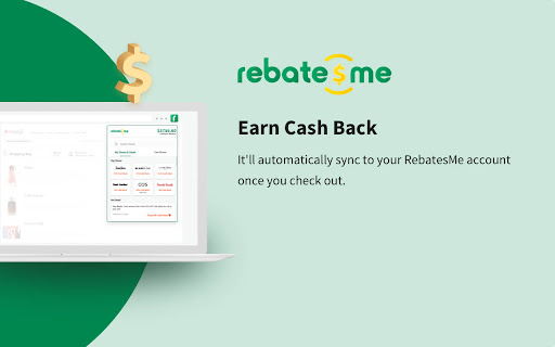 The RebatesMe Cash Back Button