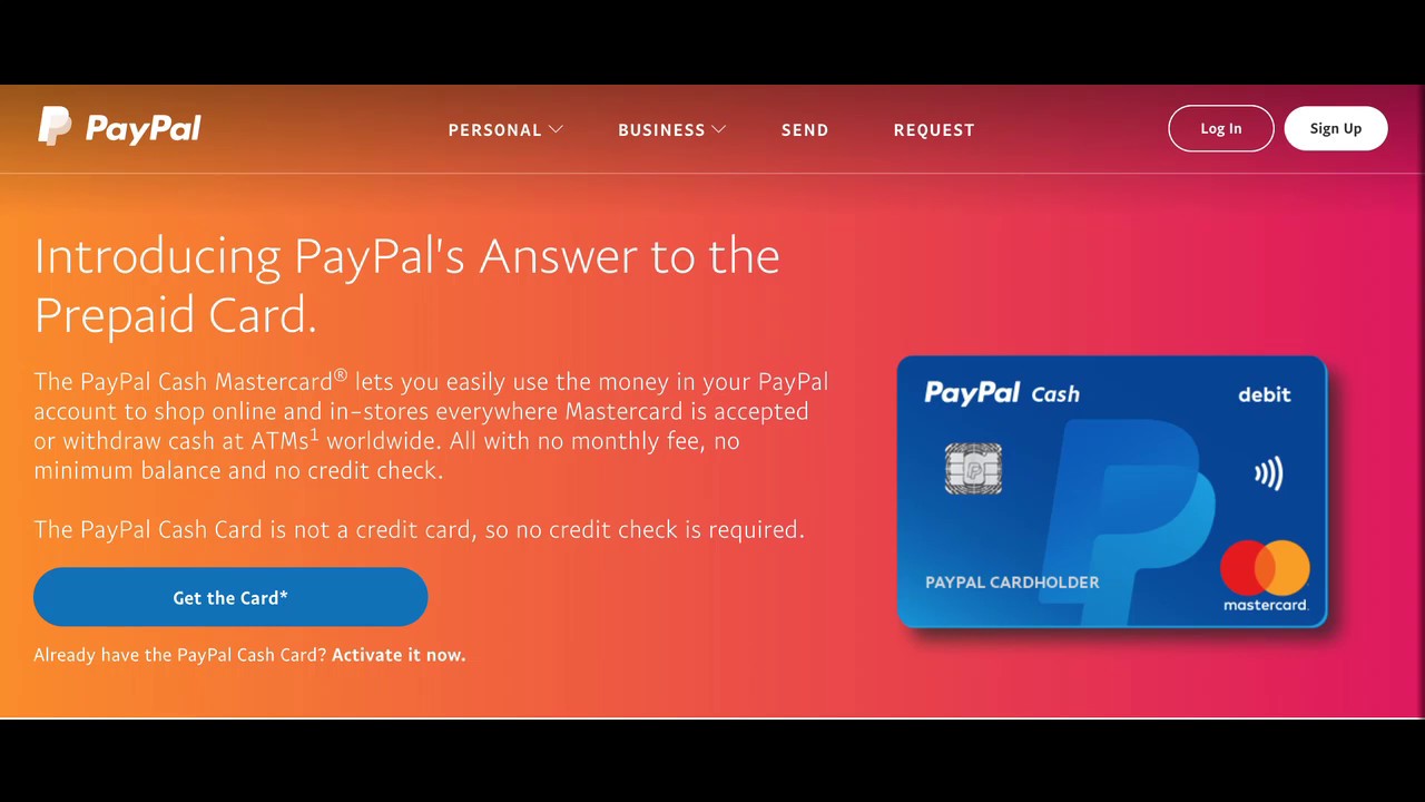 How To Get The Paypal Prepaid Mastercard My Review Plugin