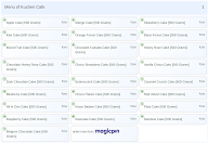 Kuchen Cafe menu 1