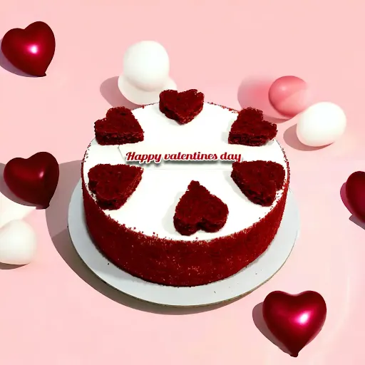 Valentine Special Red Velvet Cake [600 Grams]