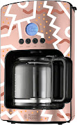 Karabo Poppy Moletsane collaborated with Russell Hobbs to create this stylish coffee maker.