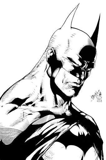 Draw Batman Easy step