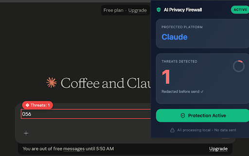 Ai privacy firewall screenshot 3