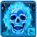 ダウンロード 3D Skull Flame Keyboard Theme をインストールする 最新 APK ダウンローダ