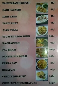 Chaat Ke Chatore menu 1