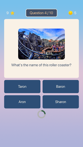 Screenshot Roller Coaster Quiz