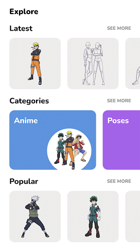 Screenshot WeDraw - How to Draw Anime