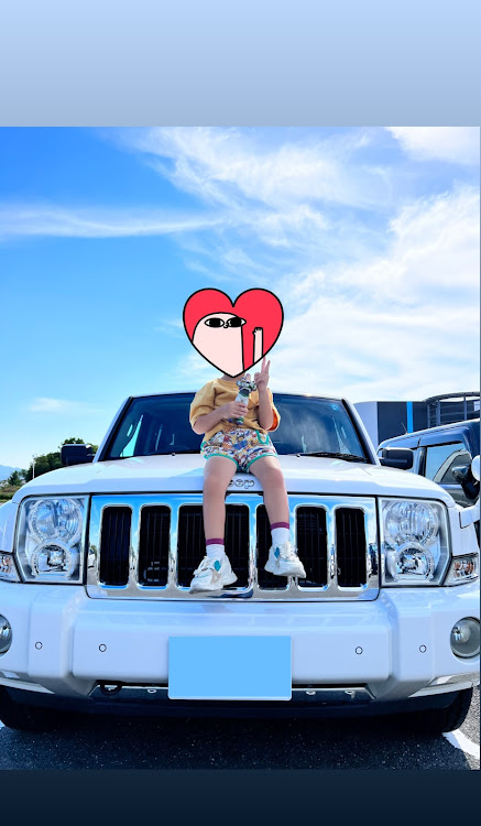 コマンダーの夏の終わり・ドライブ・アメ車・コマンダー・jeepに関するカスタム事例の投稿画像1枚目