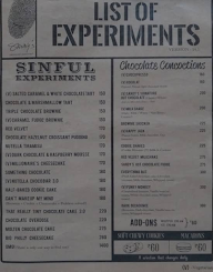 Sandy's Chocolate Laboratory and Bakery menu 1