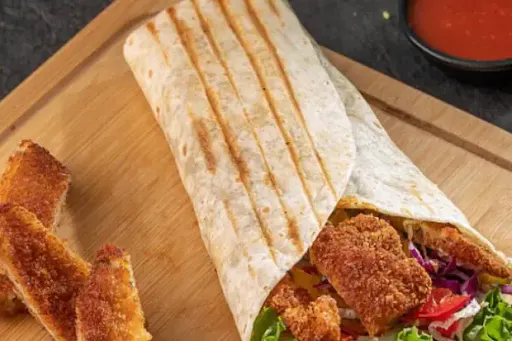 Crispy Potato Cheese Wrap