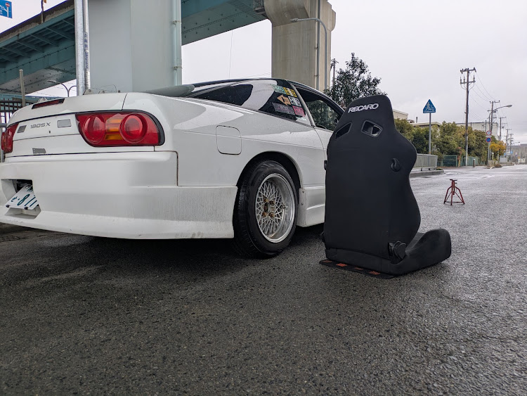180SXの#車活　#写活　#射活・ロマンティックが止まらない・ショートタイムラブストーリー・レカロシートありがとう😁・おっぱいに関するカスタム事例の投稿画像4枚目