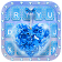 Thème de clavier Blue Diamond icon